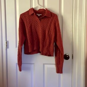 Orange American Eagle sweater